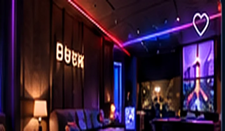 Illustrative premium private gaming space