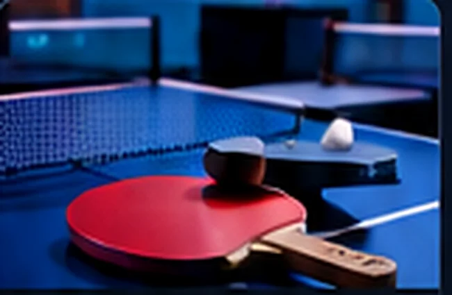 Concept imagery of a table-tennis table